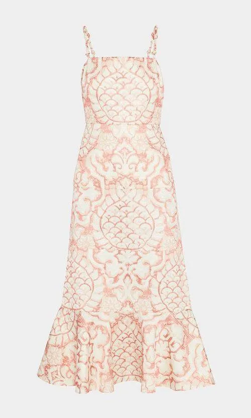 Alexis Pink Nolana Midi Dress - Image 9
