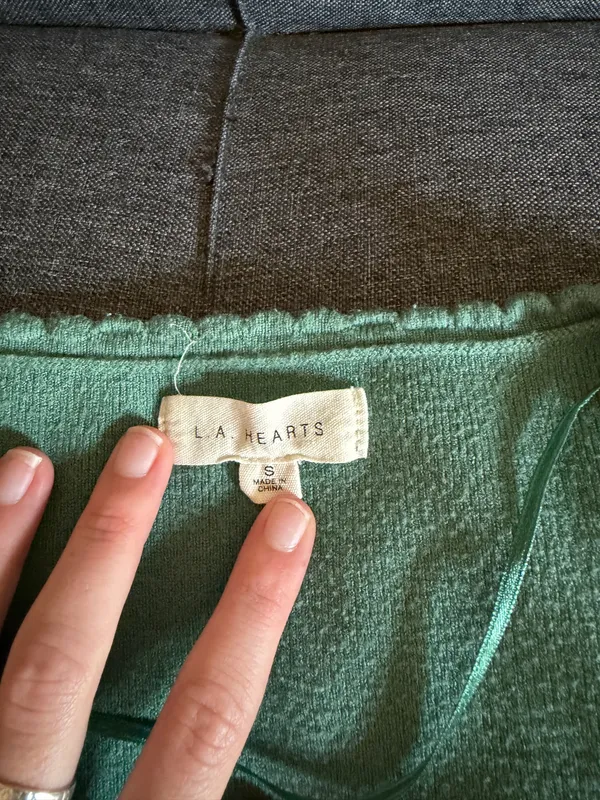 Green Tie PacSun Top - Image 5