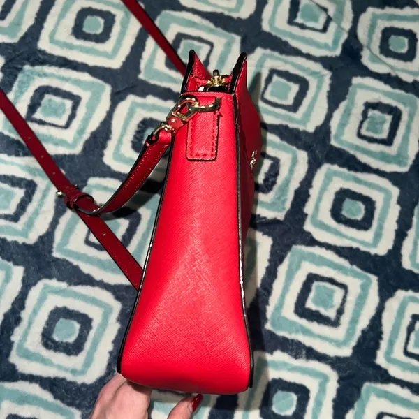 Kate Spade Street Clarise Crossbody Purse Red - Image 11