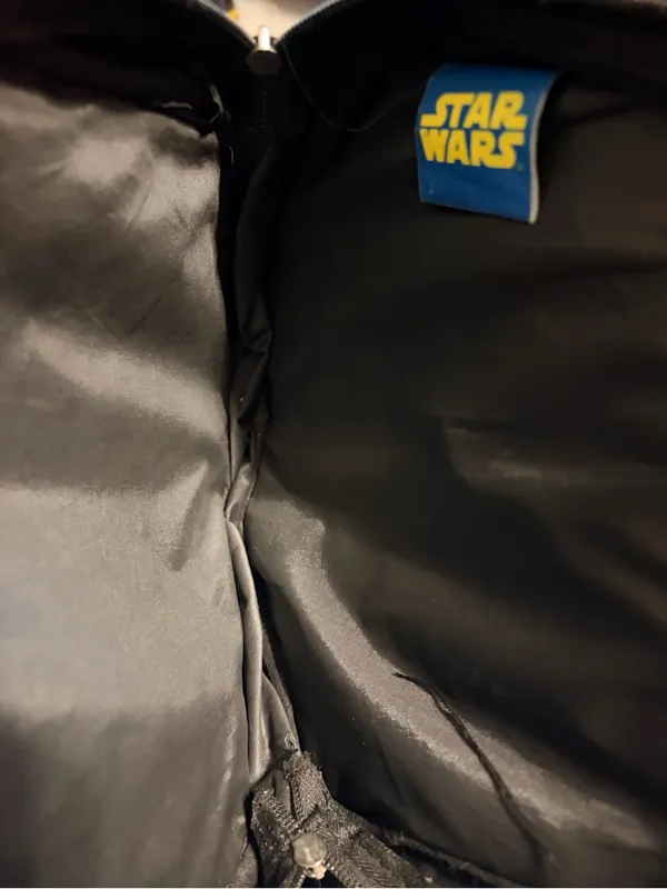 Star Wars Black Nylon Tote with Yellow Logo Tag - Image 3