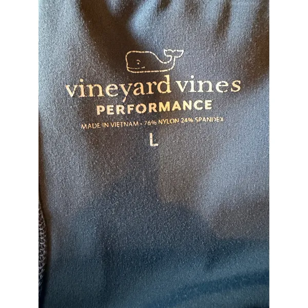 Vineyard Vines‎ Performance Shorts Women Large Blue High Rise Bike Athleisure - Image 4