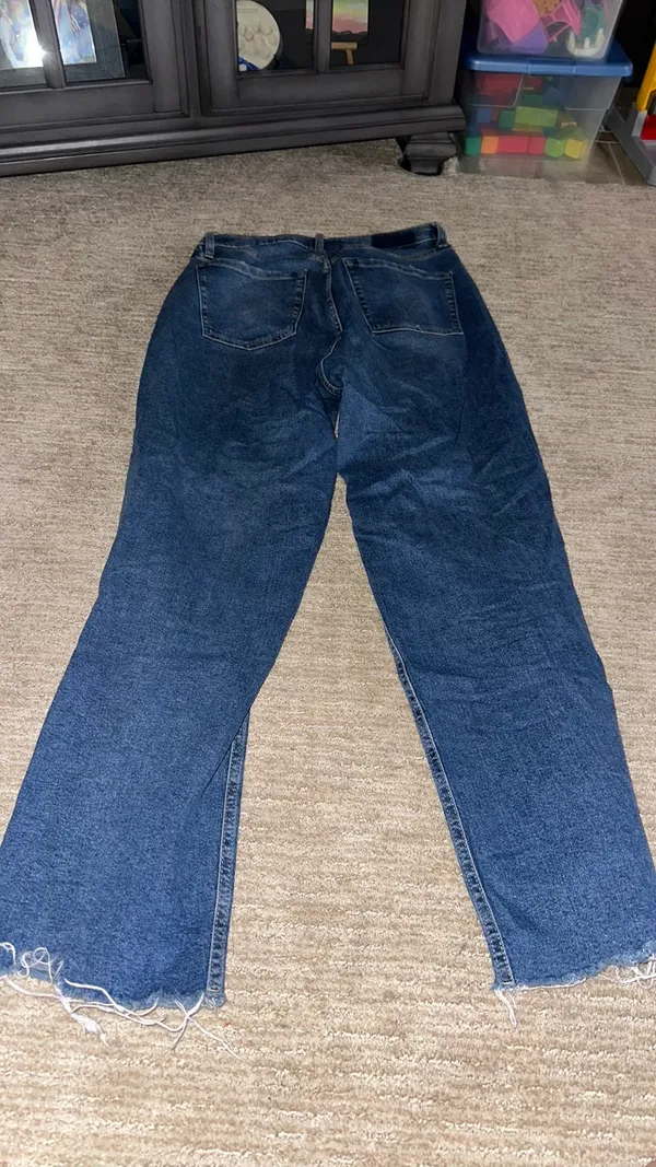 Wild Fable Super High-Rise Straight Jeans With Gems - Image 3