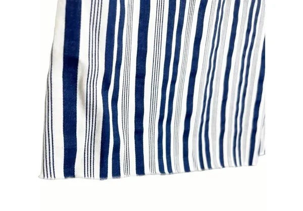 Show Me Your Mumu Blue White Striped Aria Sleeveless Square Neck Mini Dress M - Image 8