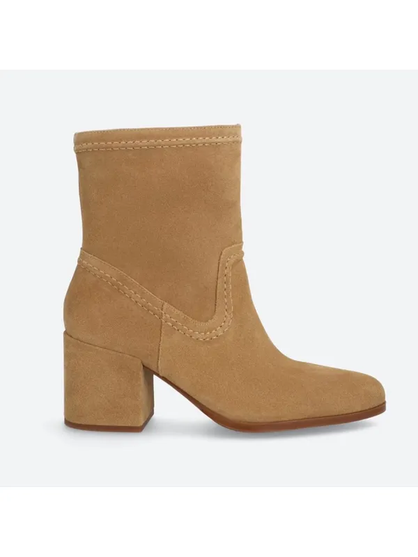 Vince Camuto Womens Pailey Beige Suede Zipper Ankle‎ Boots Shoes NWT - Image 3