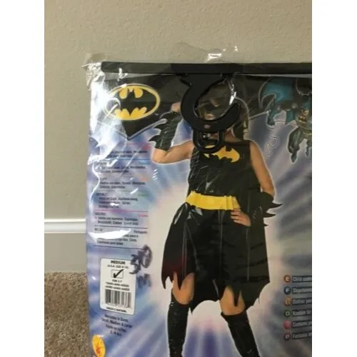 Batman Batgirl Women's Cosplay Costume Size M 8-10 - Image 6
