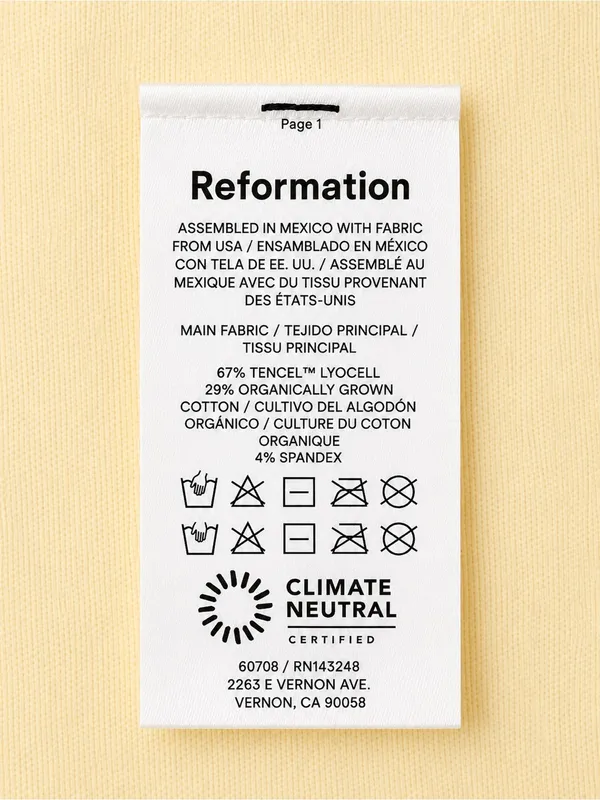 Reformation Olena Pale Butter Yellow Terry Cloth Lux Soft Knit Lounge Shorts - Image 6