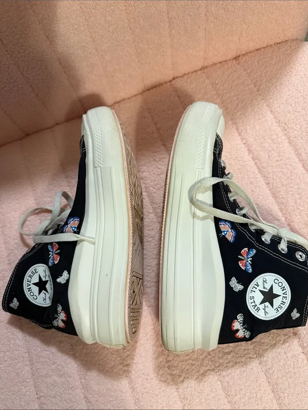 Converse CTAS Move Hi Butterfly Wings Women's Platform Sneakers Size 9 - Image 6