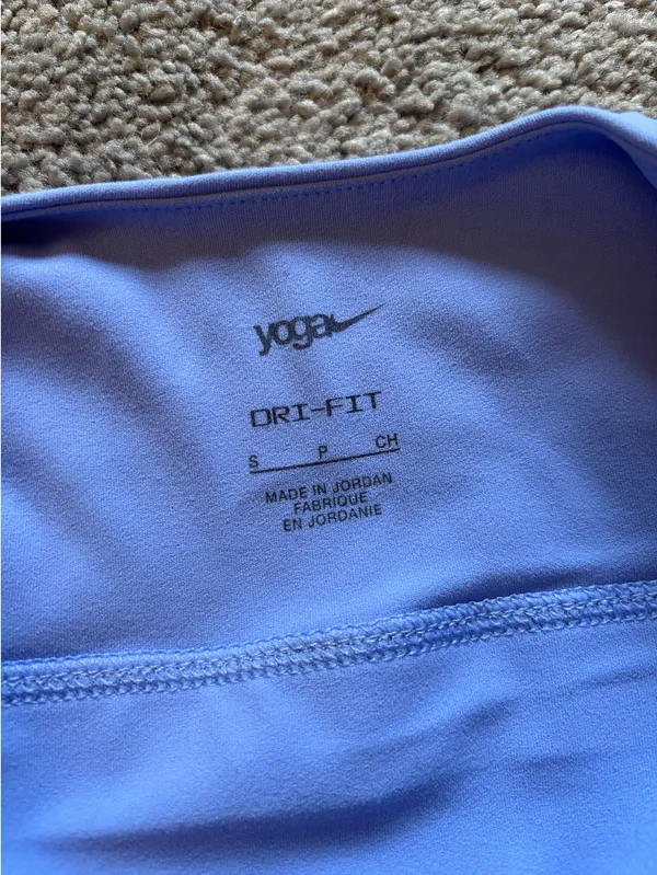 Blue Nike Sports Bra Top - Image 3