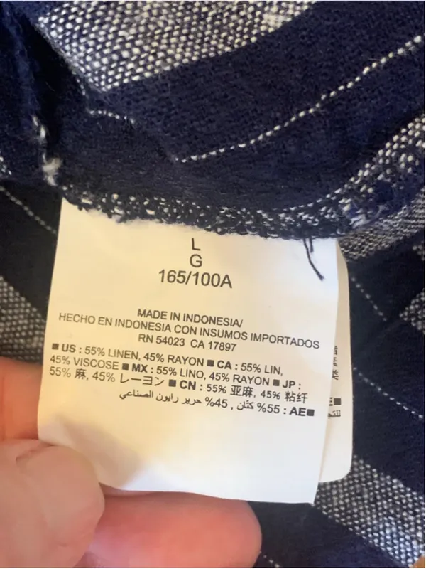 Old Navy Dress Large Blue Sleeveless - Image 3