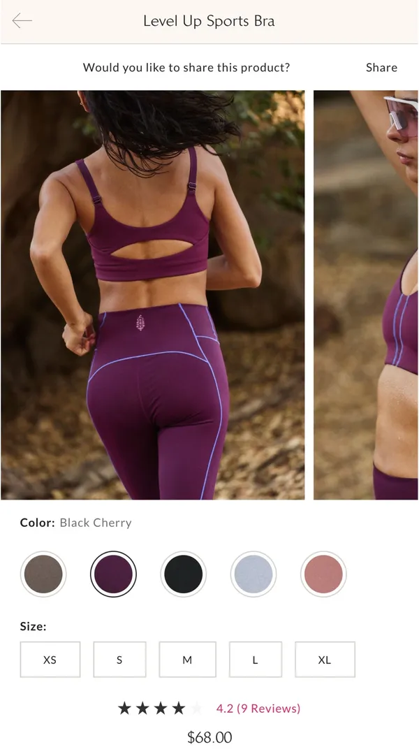 FP movement level up sports bra - Image 4