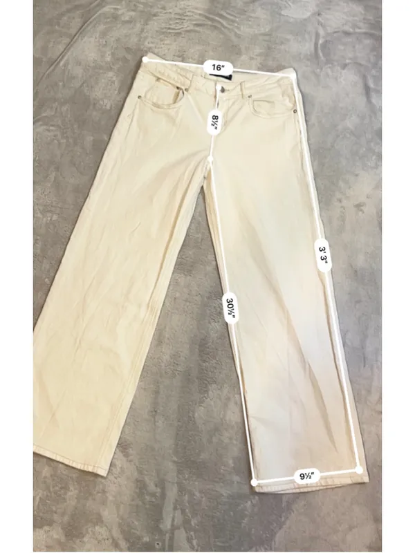Aeropostale Wide Leg Jeans Size 8 - Image 8