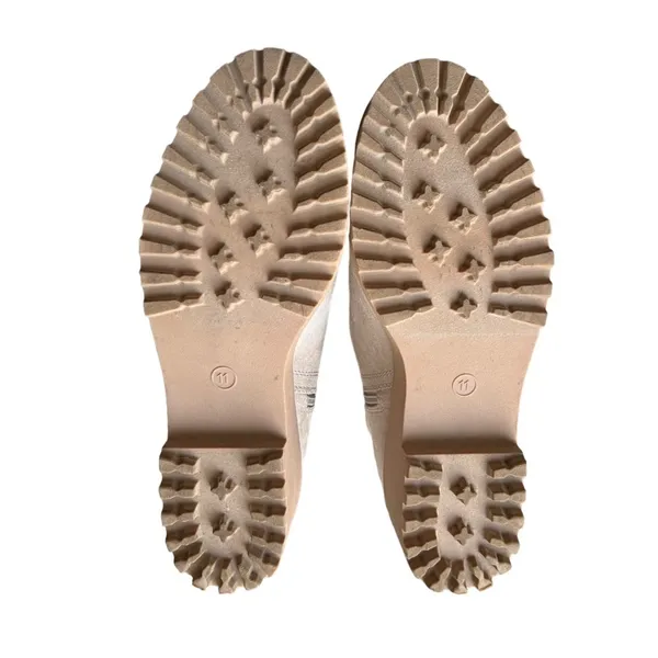Universal Thread x Target - Taci Pull-On Ankle Boots Wedge Platform Taupe Sz 11 - Image 7