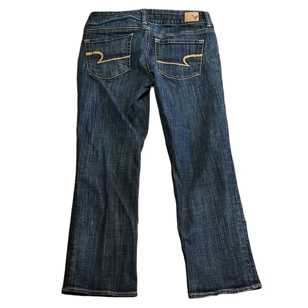 American Eagle AEO Size 8 Artist Crop Denim Jeans - Image 2