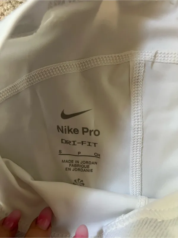 NWT Nike White Pro 365 5” Shorts Size Small - Image 3