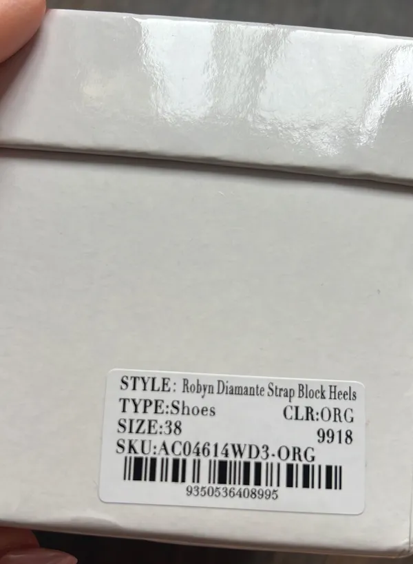 Robyn Diamanté Strap Block Heels - Image 7