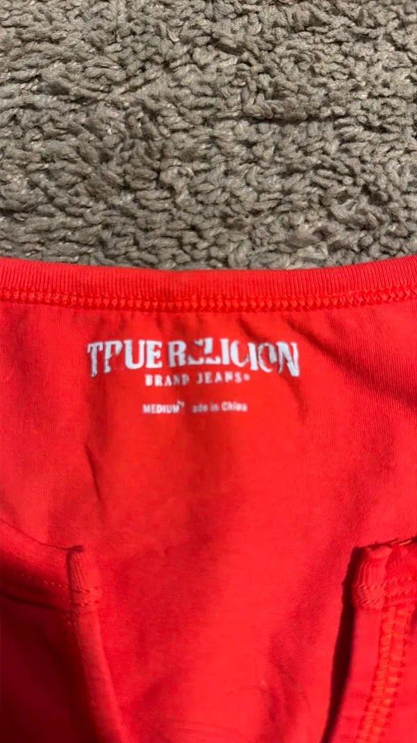 True Religion Top Crop Red - Image 2