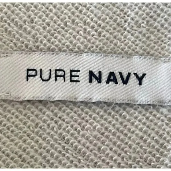 Pure Navy Tie Dye Gray Crew Neck Soft Loungewear Sweatshirt SZ S #1023 - Image 7