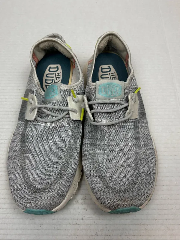 Hey Dude Sirocco Speckle Women's Size US 8.0 Gray Knit Slip On Sneakers - Image 4