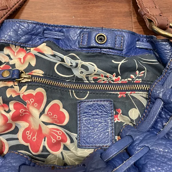 Lucky Brand Dark Blue Leather Shoulder bag - Image 2