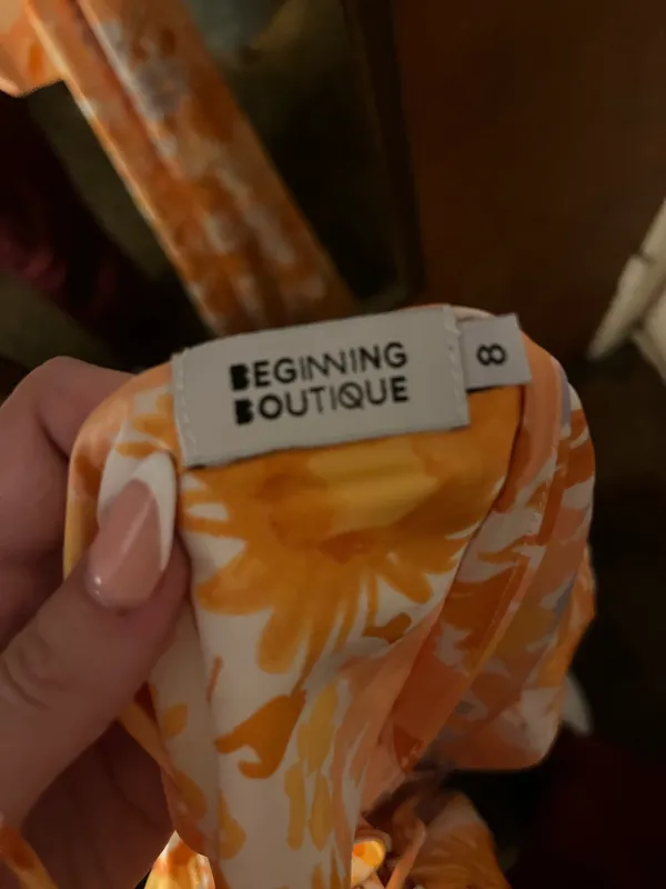 Beginning Boutique Maxi Dress Satin - Image 3