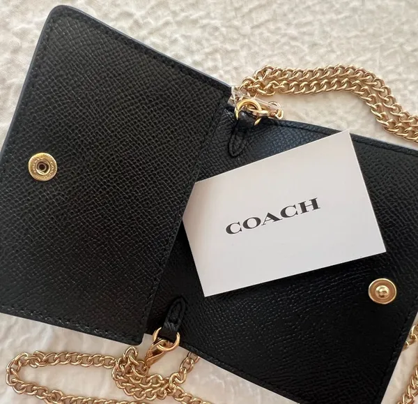 Coach Mini Wallet on Chain/Crossbody Purse - New! - Image 3