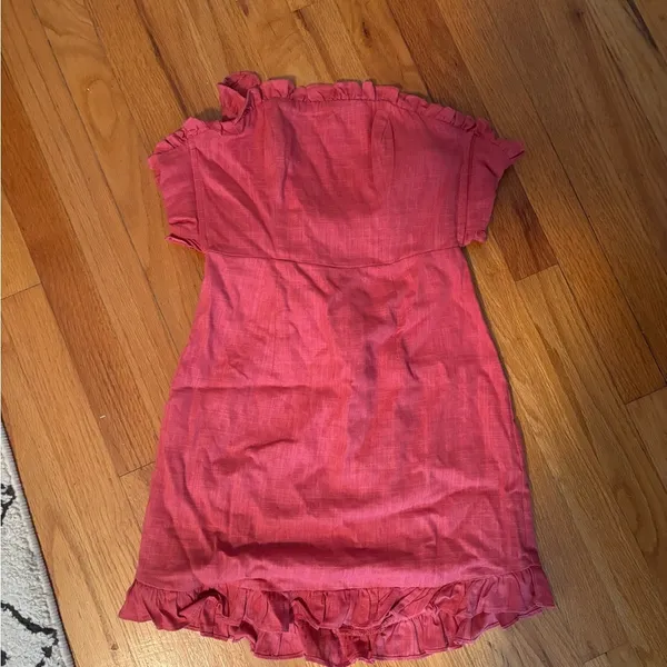 Selfie Leslie Pink strapless mini Dress - Image 3