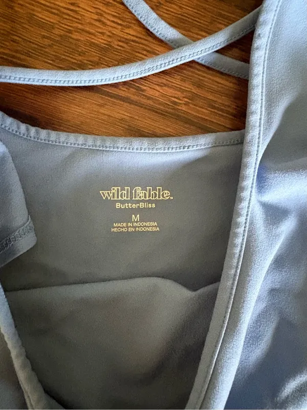 Wild fable light blue short sleeve top - Image 3