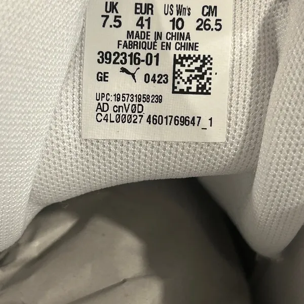Puma White Sneakers Mayra NWOT - Image 4
