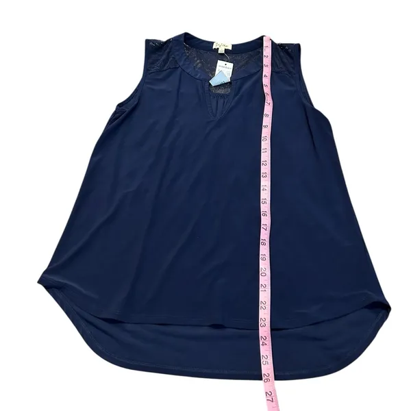 LILY WHITE dressy blue tank nwt - Image 2
