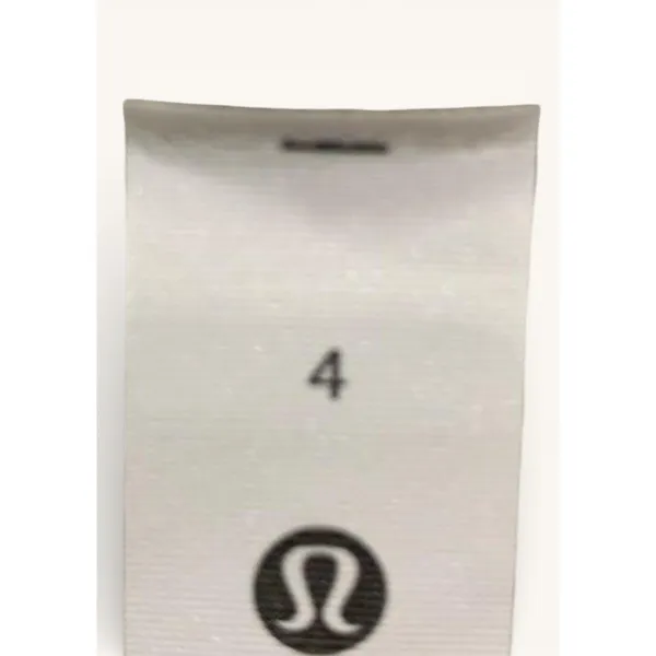 Lululemon Womens 4 Hold Tight LS Shirt Beige Shimmer Sparkle Ribbed Fitted Top - Image 3