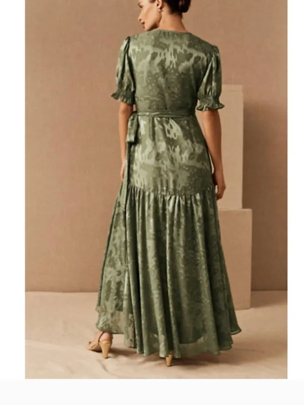 Hutch Biscayne Ruffle Wrap Dress Size XS EUC - Image 2