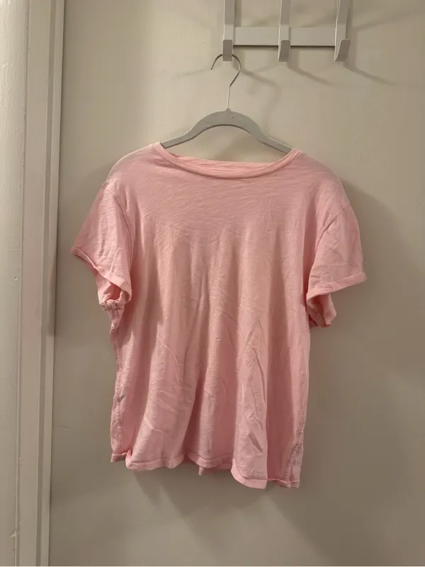 aerie pink Short Sleeve Crewneck Tee - Image 2