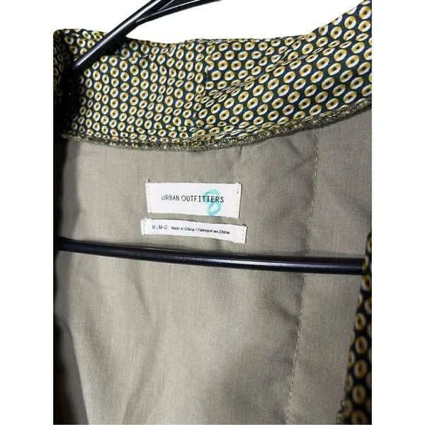 Urban outfitters Brooklyn printed jacket‎ open pockets sz M/L - Image 5