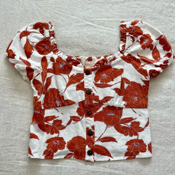 Monteau Floral Top - Image 2