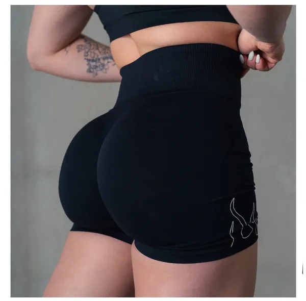 Kill Crew SEAMLESS FLAMES BIKER SHORTS - Image 2