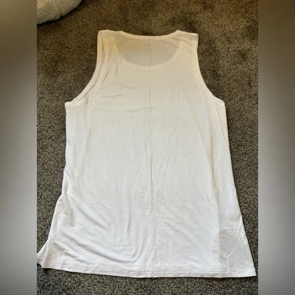 Skims White Tank Top - Image 3