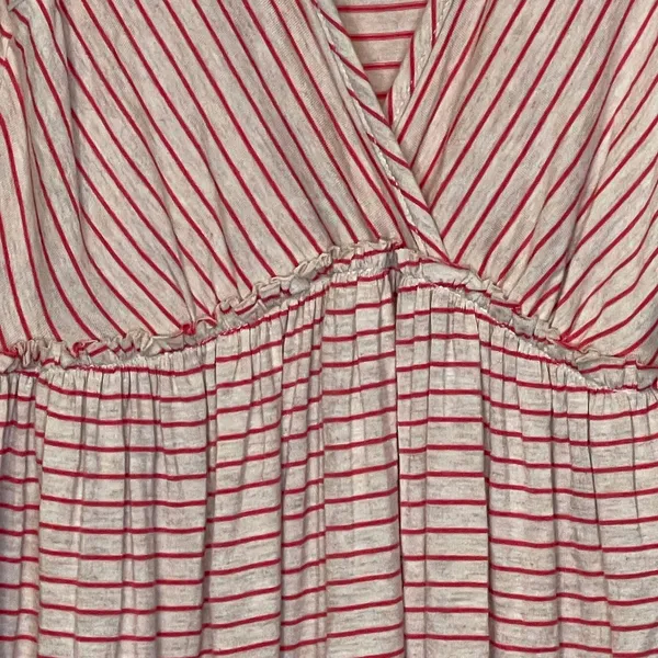 Matilda Jane Women's Top Take The Wheel Tee Striped V-Neck Flowy Tank Small‎ NWT - Image 5