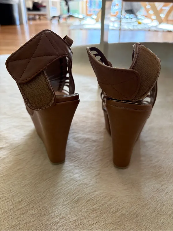 Delicacy Brown Strappy High Heel Sandals - Women - Image 5
