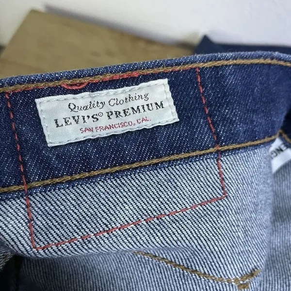 Levis LEJ Re-Issue Slouch Taper Jeans 27 Womens Blue Denim Relaxed Crop Stretch - Image 9