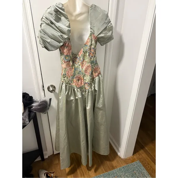 80s tapestry princess dress Pink - Image 10