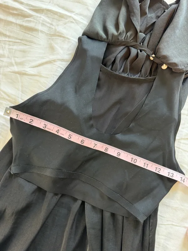 SheBird The Emma Satin Bra Dress Black 2 Small - Image 6