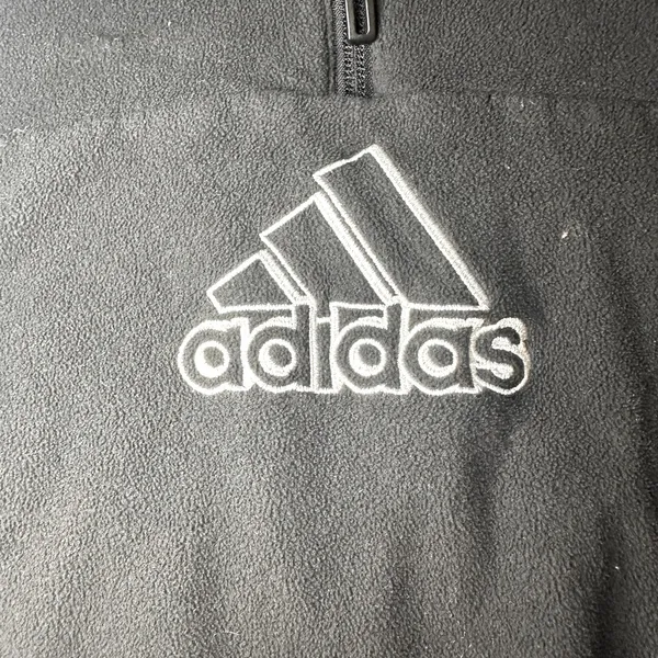 Adidas Black Quarter-Zip Pullover - Image 2