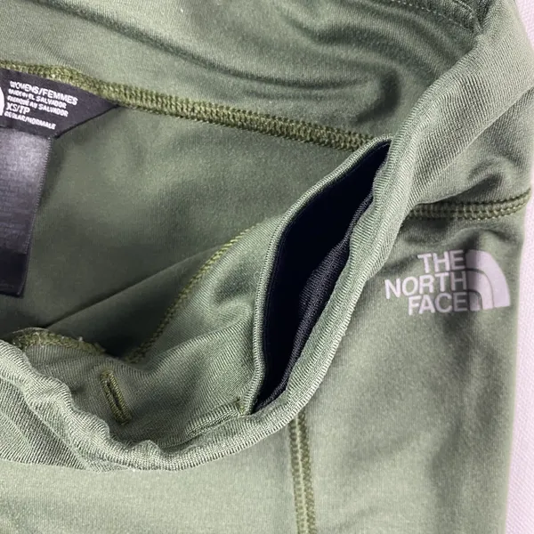 The‎ North Face Leggings Women's XS Green 28" Inseam Scrunched Mid Rise Ladies - Image 4