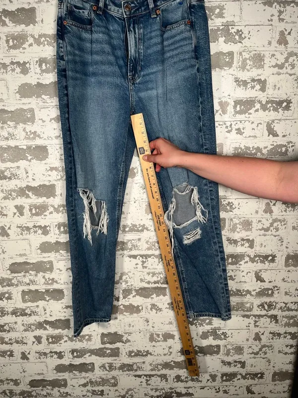 American Eagle | women denim distressed mom jean - Image 5