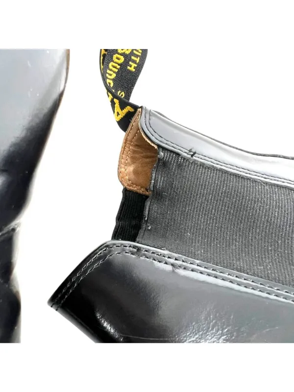 Dr. Martens Graeme II Black Gloss Chelsea Boots Leather Unisex Womens 10 Mens 8 - Image 13