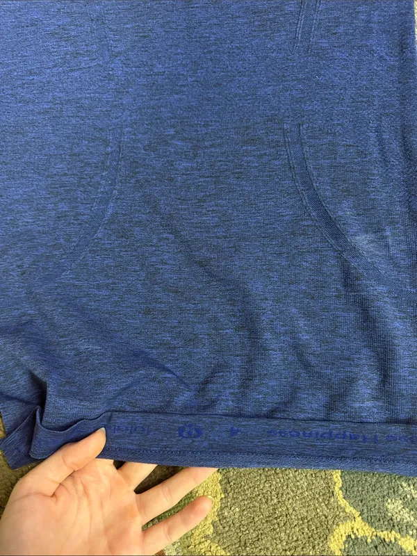 lululemon athletica Heathered Royal Blue Short Sleeve Tunic - Image 2