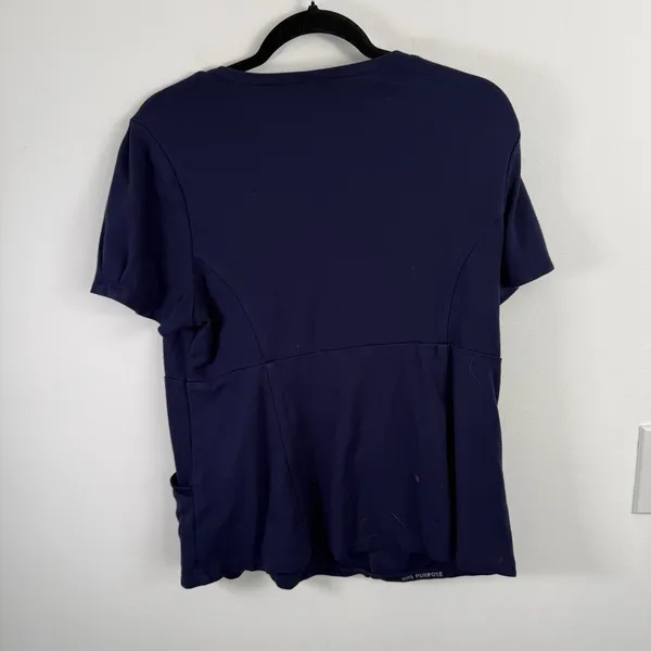 Jaanuu Princess‎ Seams V-Neck Scrub Top Cesi Slim Leg Navy Blue READ Women XL/LT - Image 7