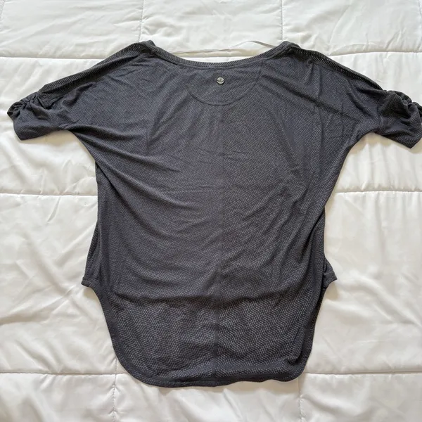 PRANA Short Sleeve T Shirt Tee Womens XS‎ Gray Yoga Loose Fit Activewear Outdoor - Image 5