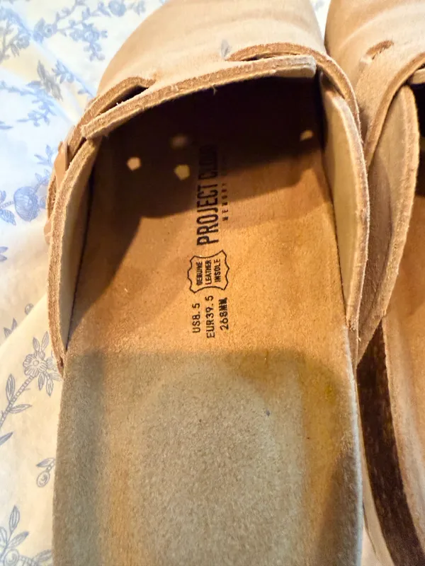 Project Cloud Leather Clogs Brown Size 8.5 - Image 7