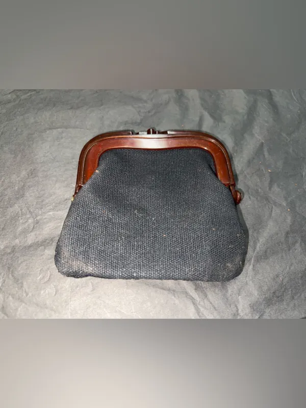 Vintage Tapestry/Rug-Like Textile Coin Purse - Image 2